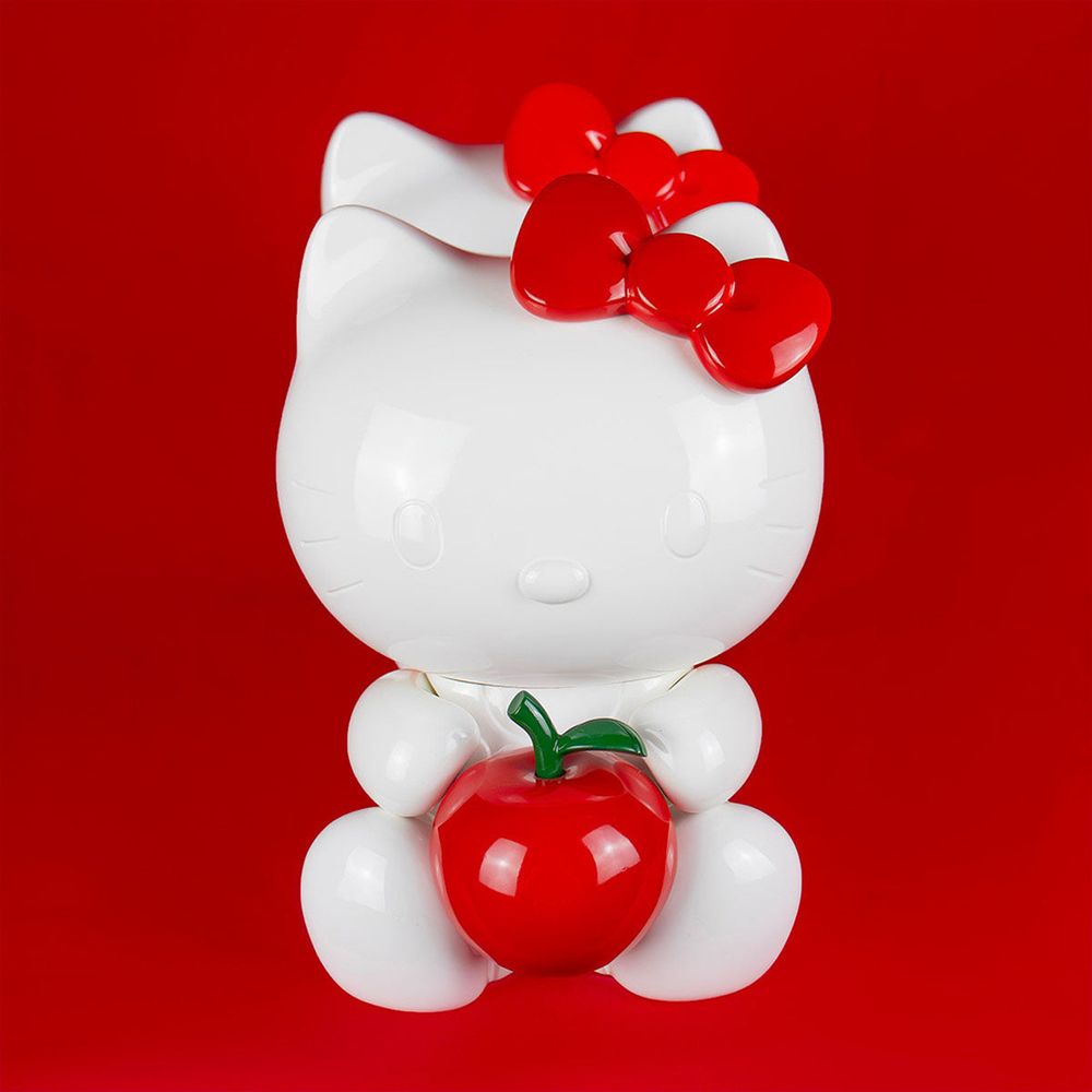 Leblon Delienne -  Hello Kitty Figure with Red Apple - 10.2" -  Collectibles