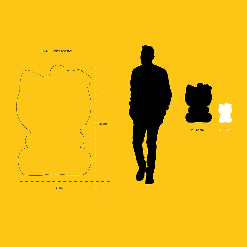  Leblon Delienne -  Hello Kitty Figure with Red Apple - 10.2" -  Collectibles