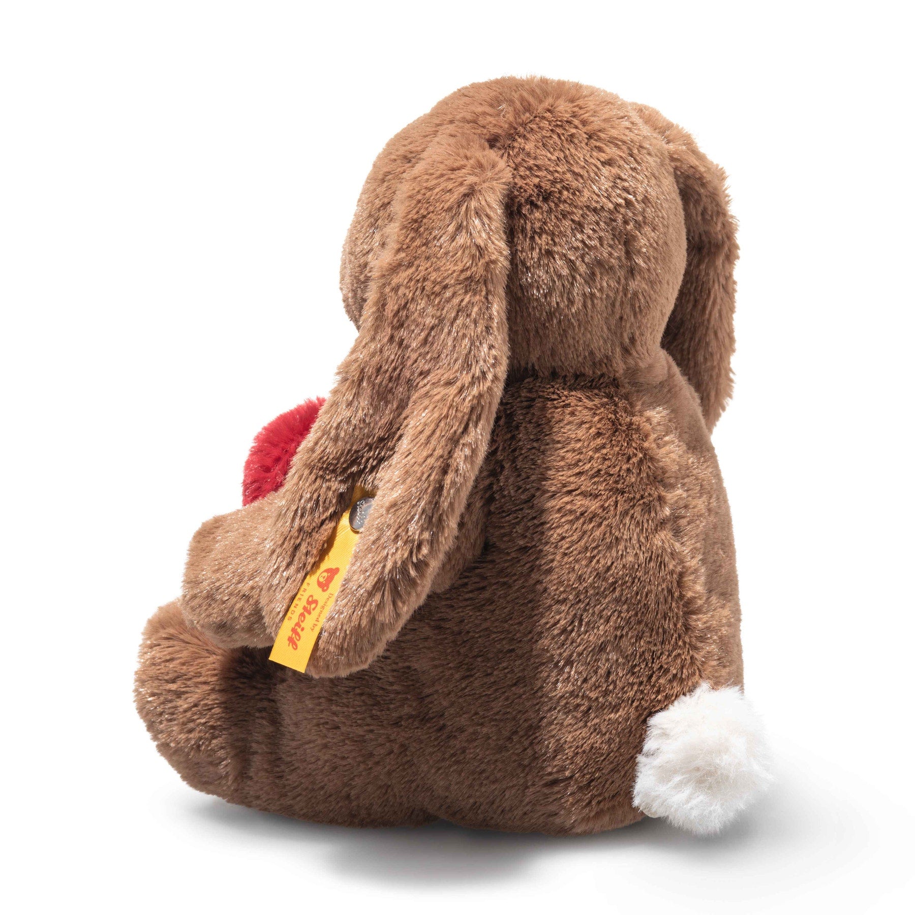 Steiff North America, Inc. -  Hoppie Rabbit Brown Plush with Heart - 6" -  Plush