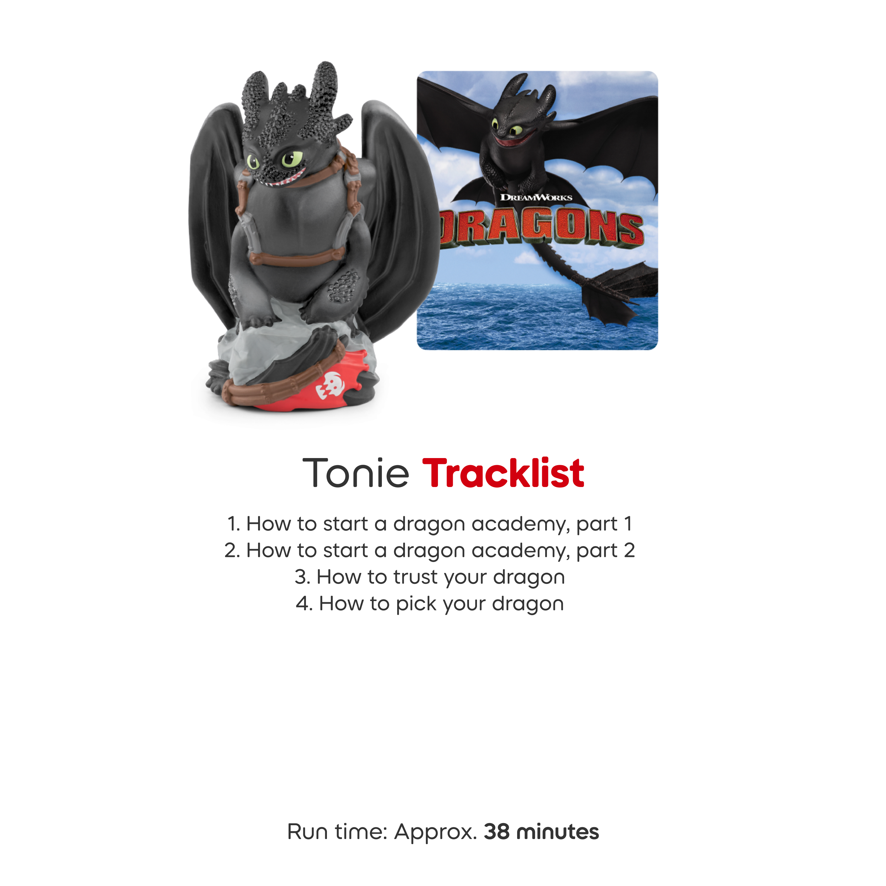  Tonies -  How to Train Your Dragon: Toothless Tonie -  Electronics