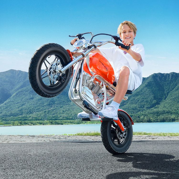  Hyper GoGo -  Hyper Gogo S9 Pro Kids Motorcycle - Orange -  Outdoor