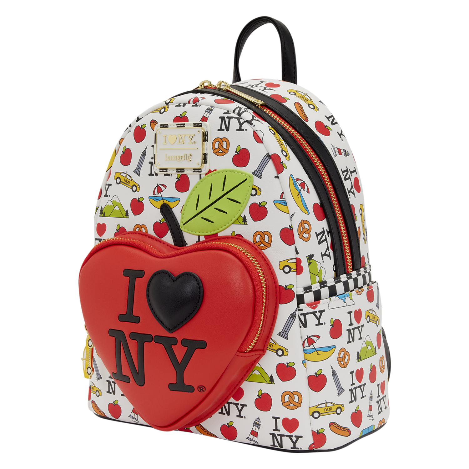 ella heart mini backpack Vivienne Westwood enamel zipper charm Loungefly - I Heart NY
