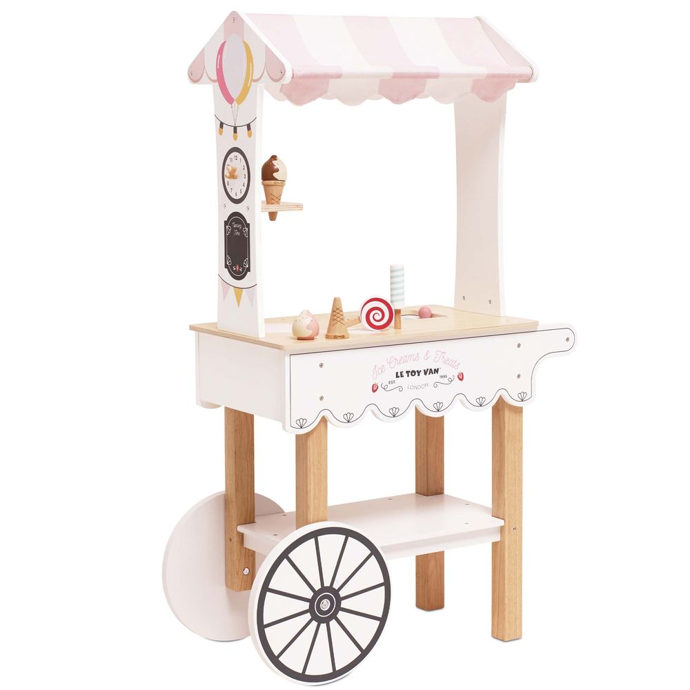  Le Toy Van -  Ice Cream Trolley Market Stall -  Preschool