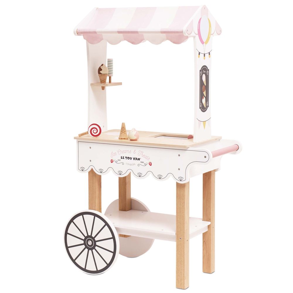  Le Toy Van -  Ice Cream Trolley Market Stall -  Preschool
