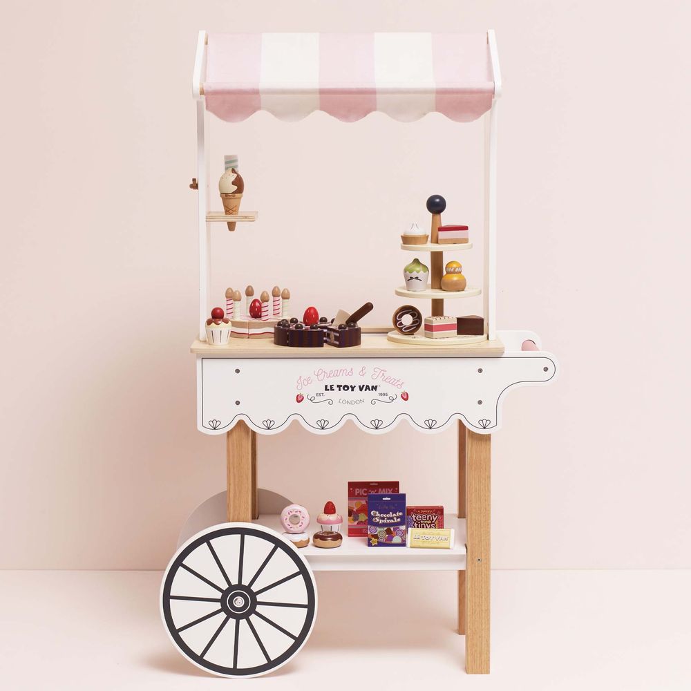  Le Toy Van -  Ice Cream Trolley Market Stall -  Preschool