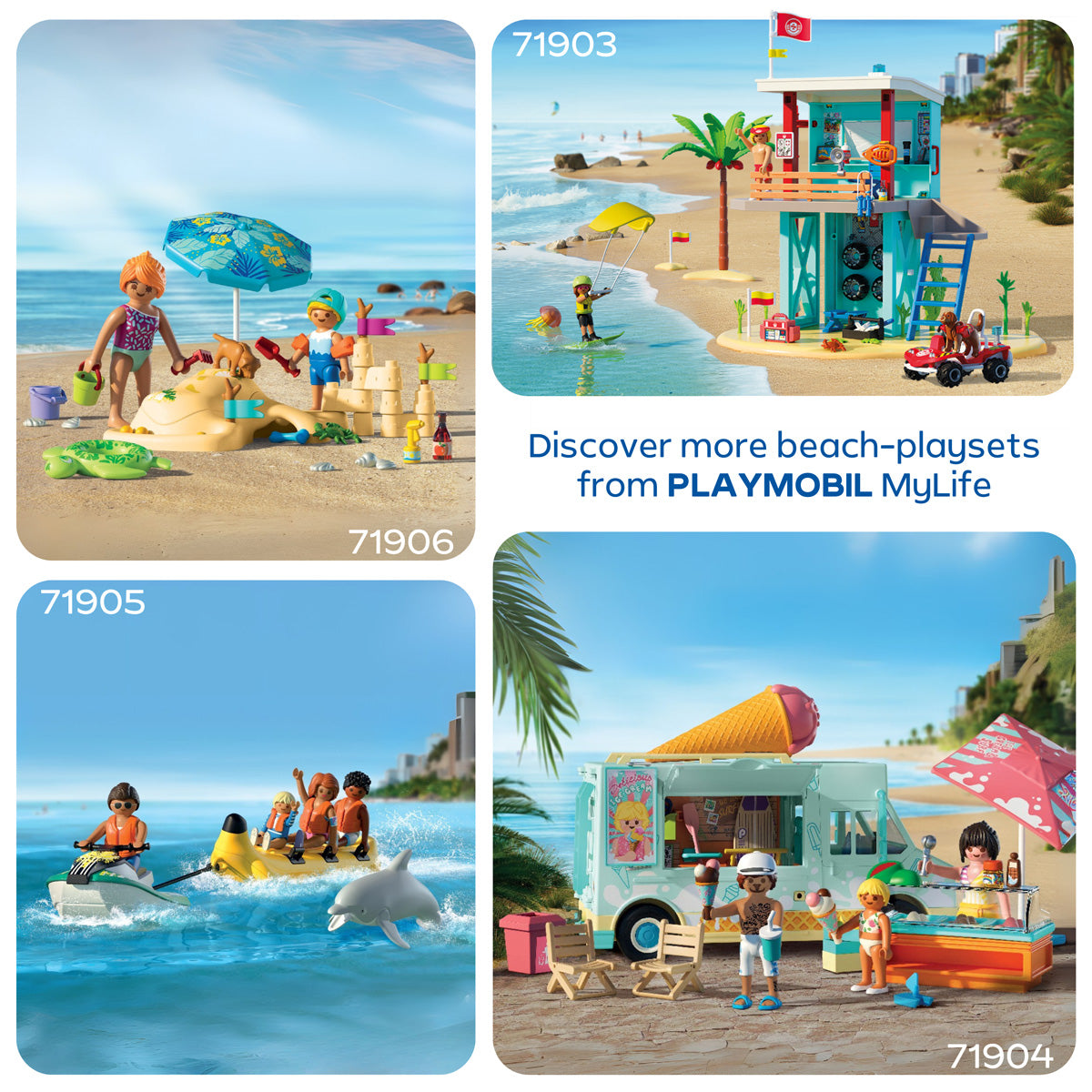  Playmobil -  Ice Cream Truck with Surf Shop Playset -  Preschool