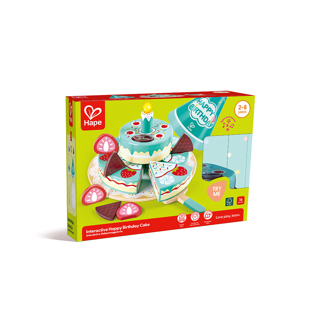  Hape -  Interactive Happy Birthday Cake -  Preschool