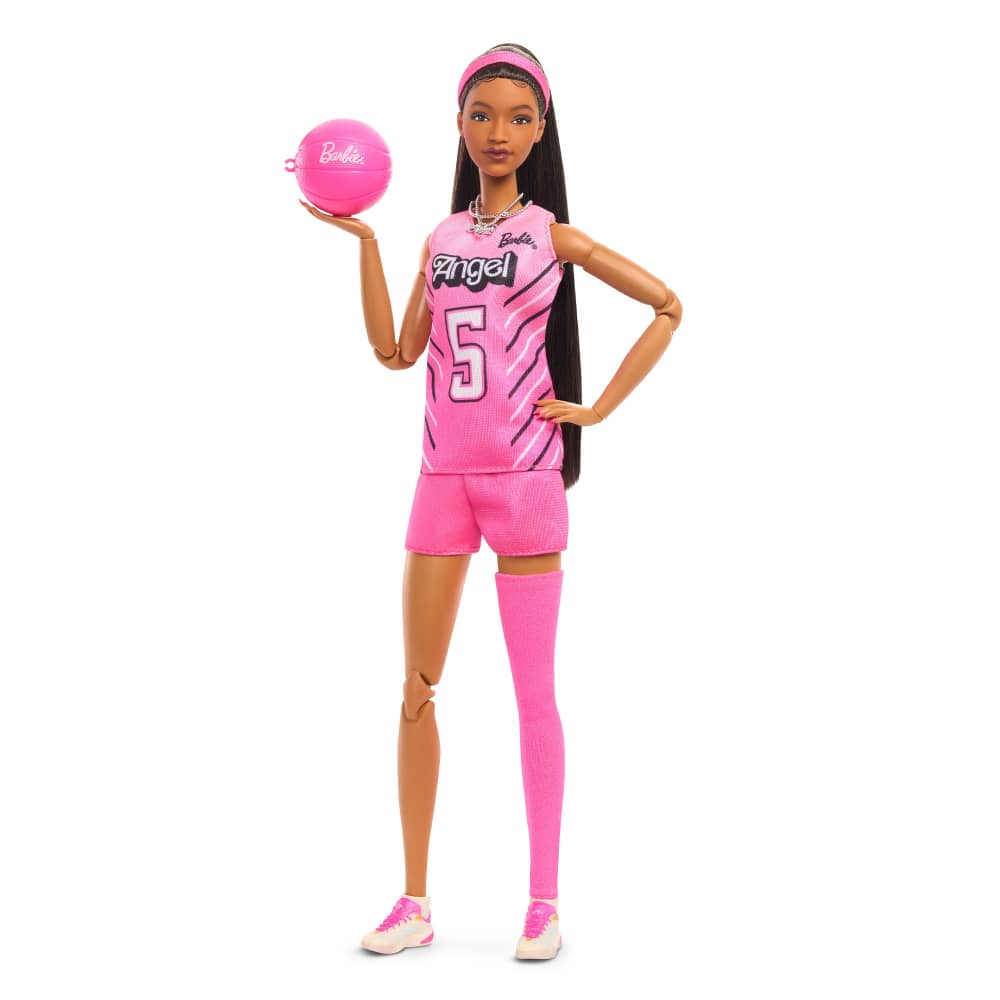 Barbie Signature Role Models Angel Reese Doll