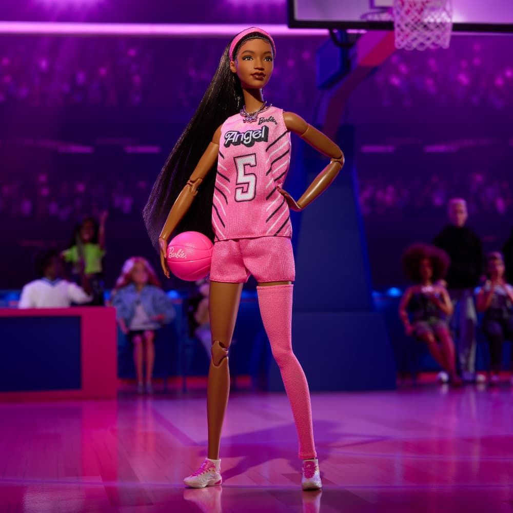 Barbie Signature Role Models Angel Reese Doll