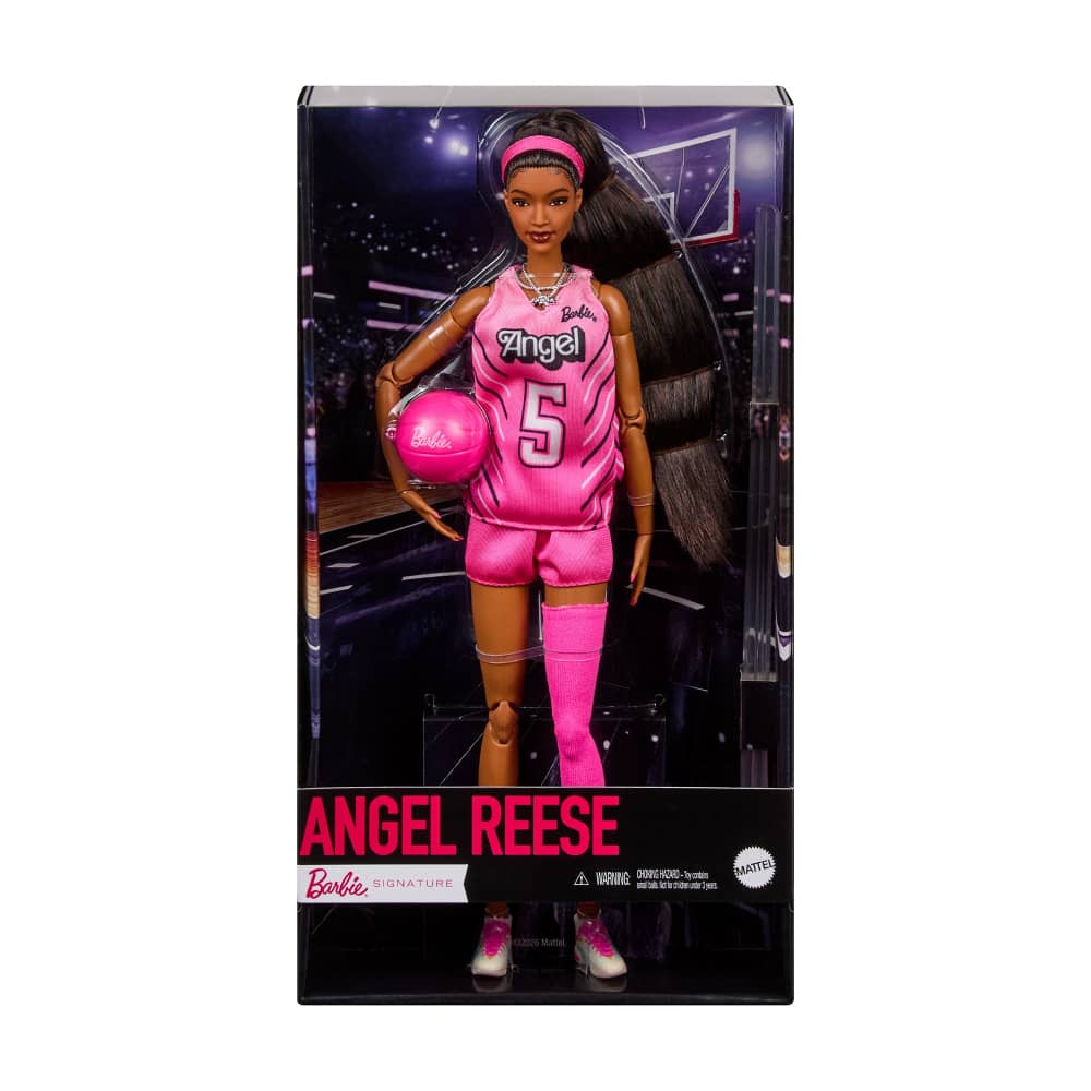 Barbie Signature Role Models Angel Reese Doll