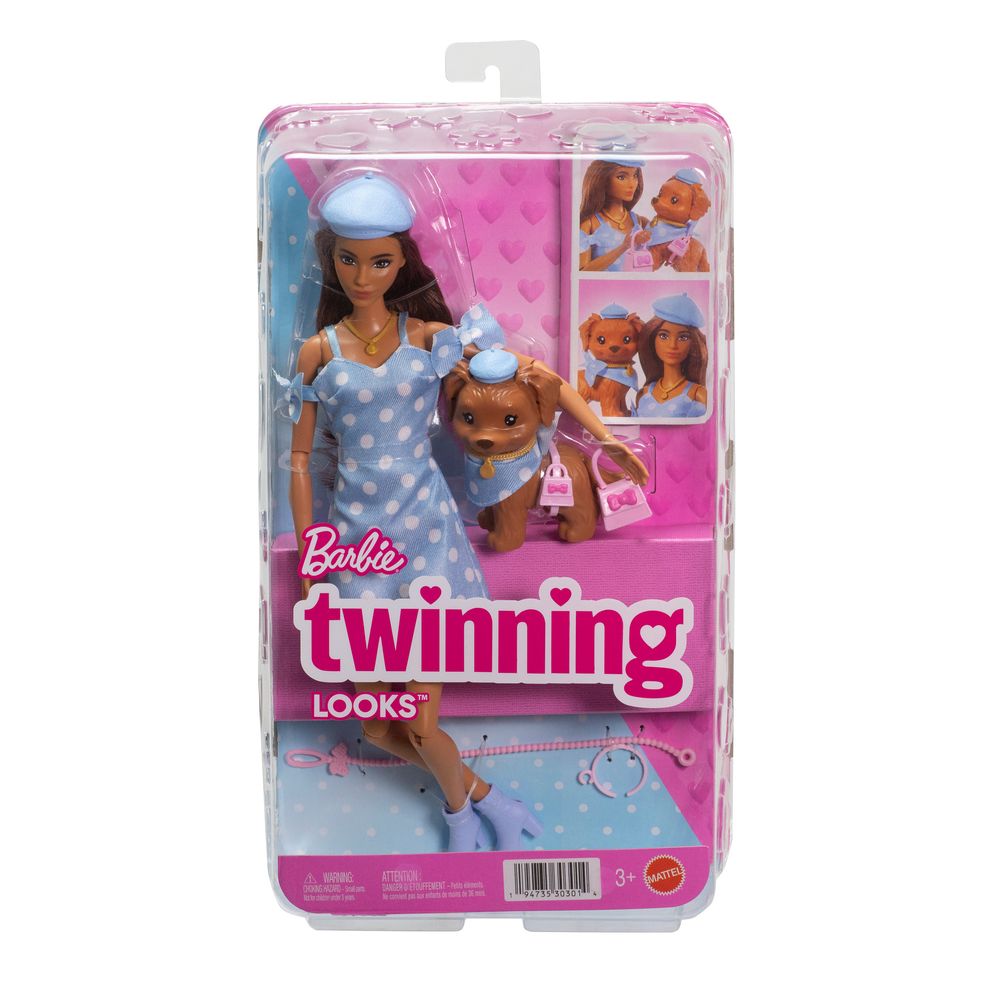 Barbie Twinning Looks Doll and Accessories - Brunette
