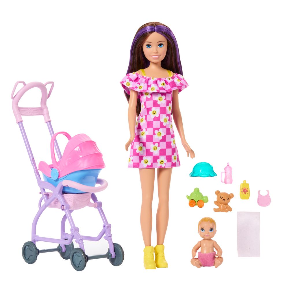 Barbie Skipper Babysitters Inc. Stroller Playset