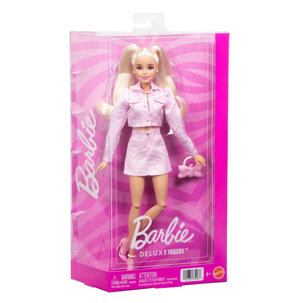 Barbie Deluxe Style Doll - Pink Denim Jacket