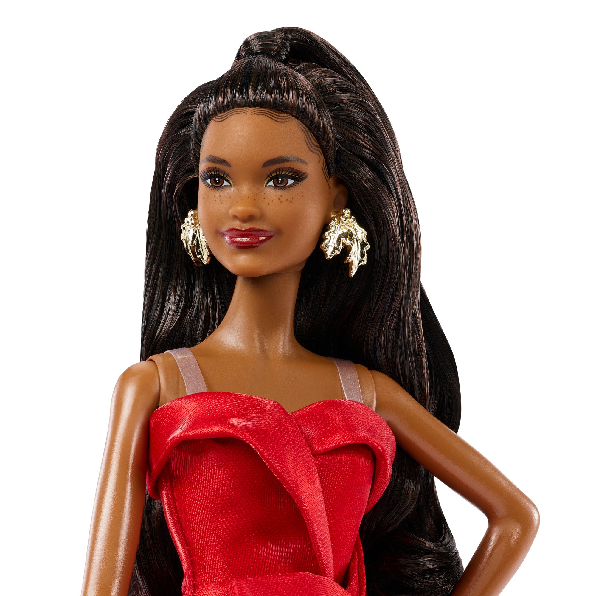 2026 Holiday Barbie Doll - Dark Brown Hair