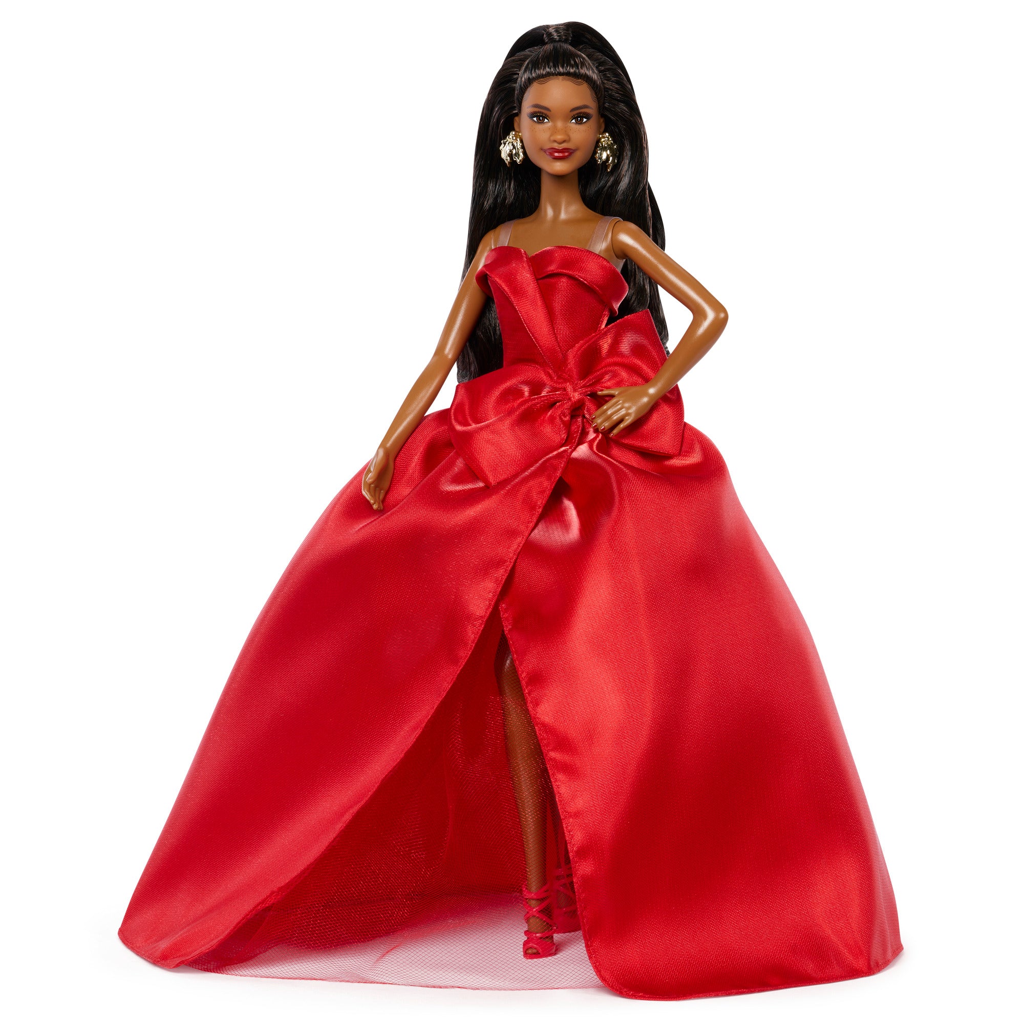 2026 Holiday Barbie Doll - Dark Brown Hair