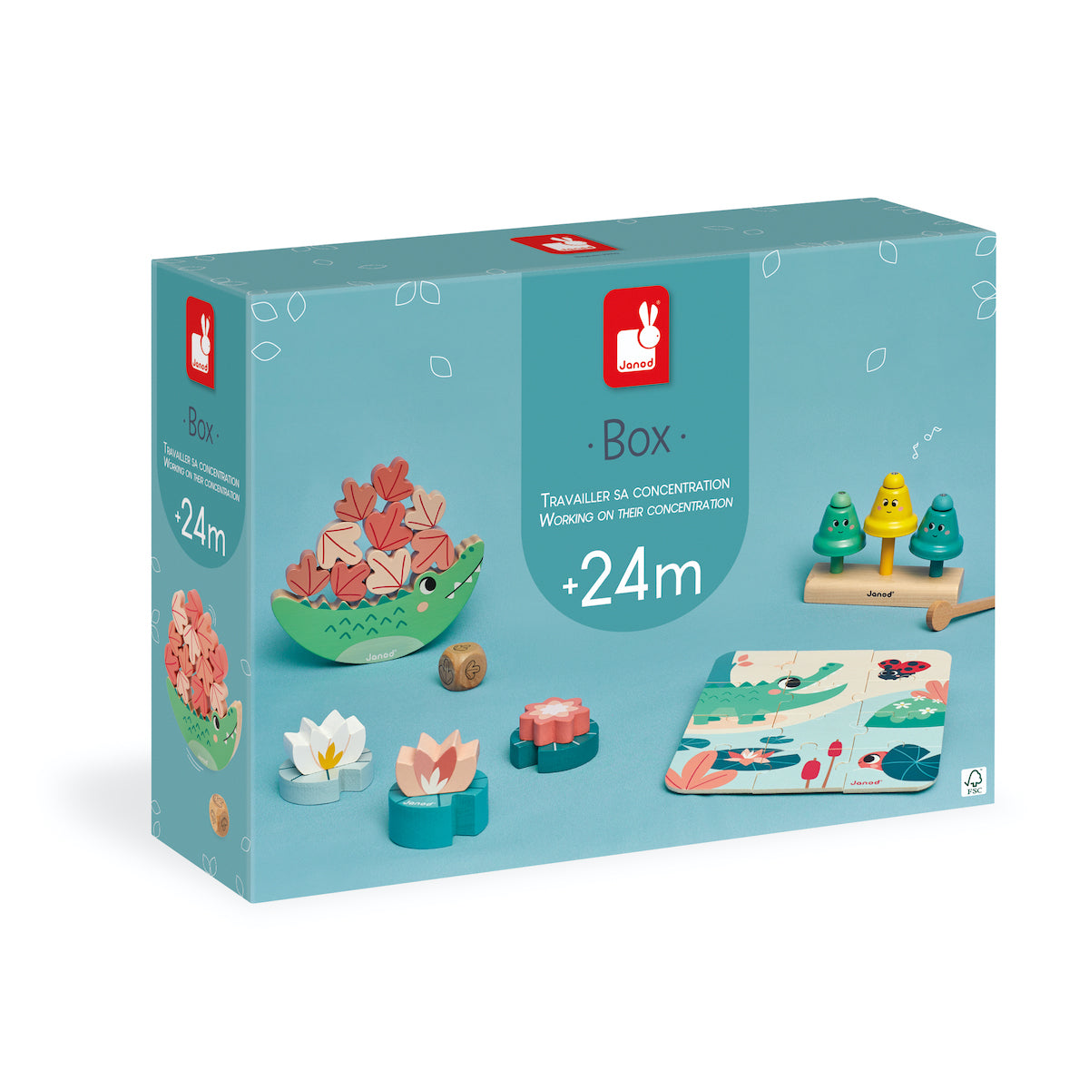  Janod -  Janod Developmental Activity Box - 24 Months -  Infants