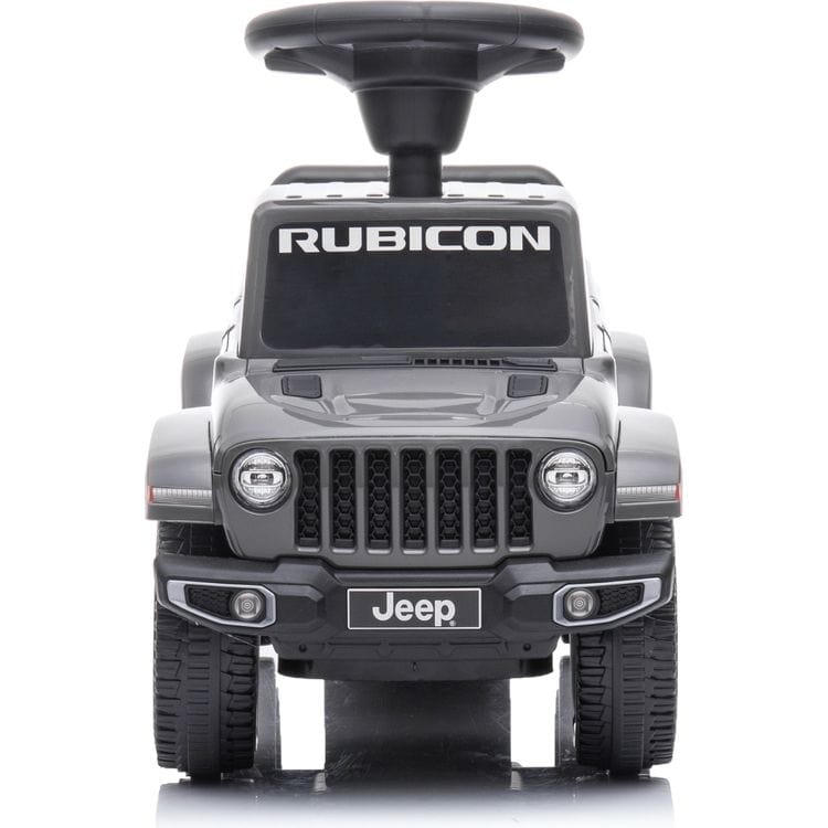  Freddo -  Jeep Rubicon Foot to Floor Ride On - Grey -  Outdoor