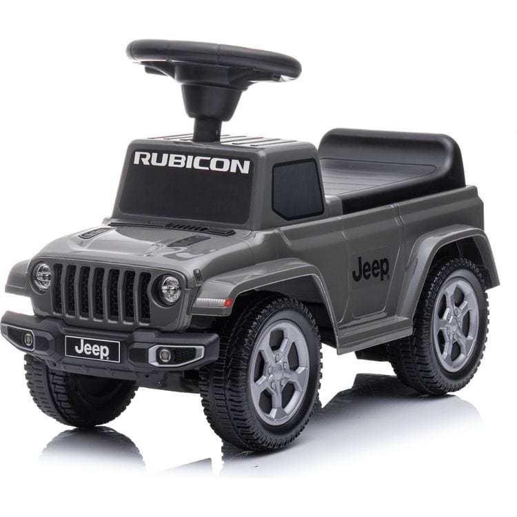  Freddo -  Jeep Rubicon Foot to Floor Ride On - Grey -  Outdoor