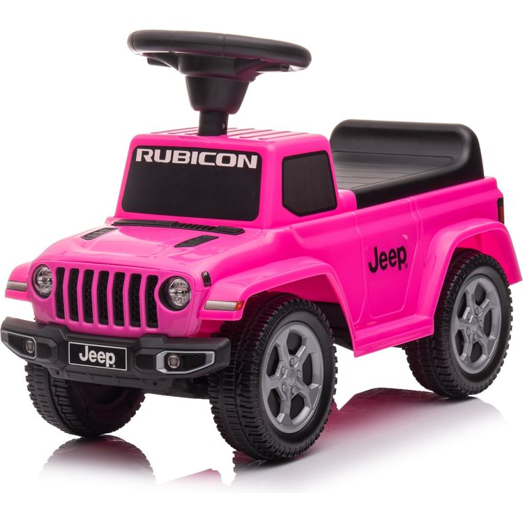  Freddo -  Jeep Rubicon Foot to Floor Ride On - Pink -  Outdoor