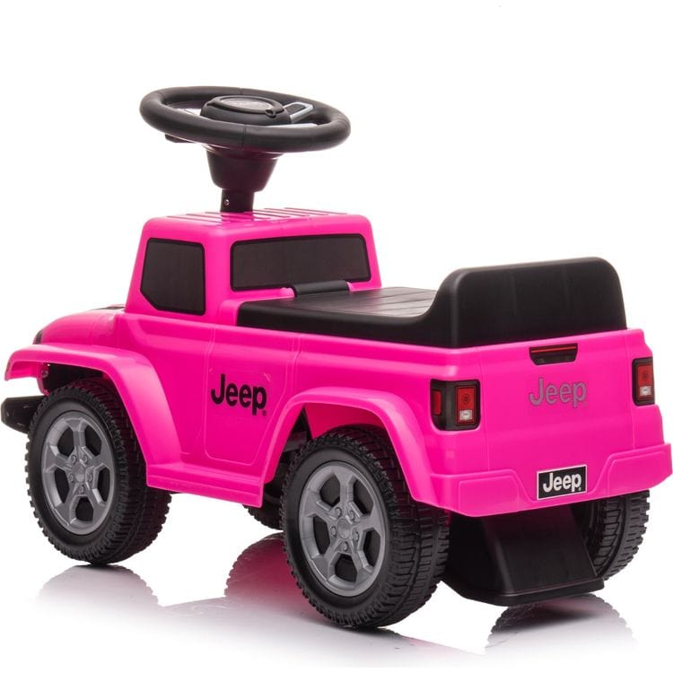  Freddo -  Jeep Rubicon Foot to Floor Ride On - Pink -  Outdoor