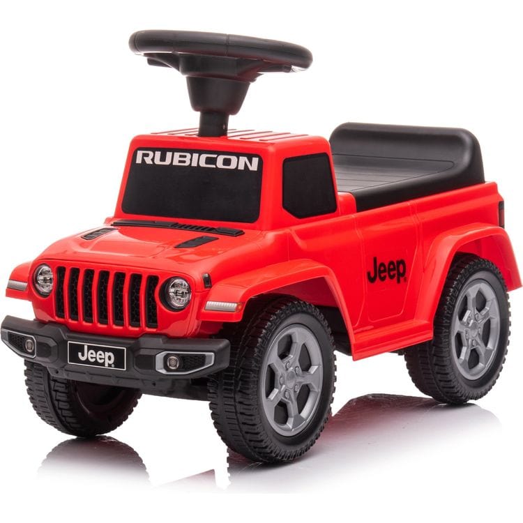 peg perego red jeep Jeep Rubicon Foot to Floor Ride-On for Toddlers Red