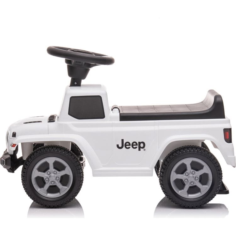  Freddo -  Jeep Rubicon Foot to Floor Ride On - White -  Outdoor