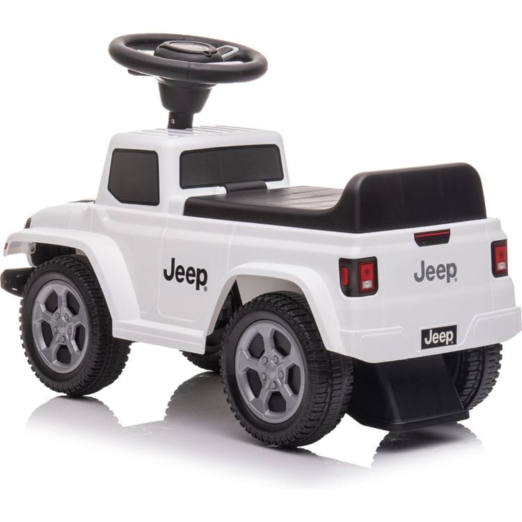  Freddo -  Jeep Rubicon Foot to Floor Ride On - White -  Outdoor