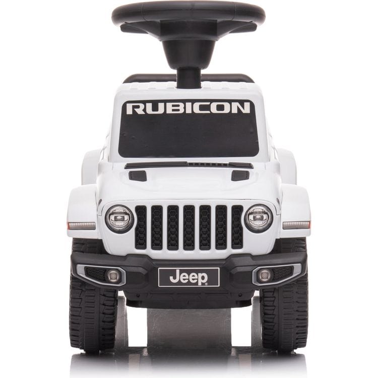  Freddo -  Jeep Rubicon Foot to Floor Ride On - White -  Outdoor