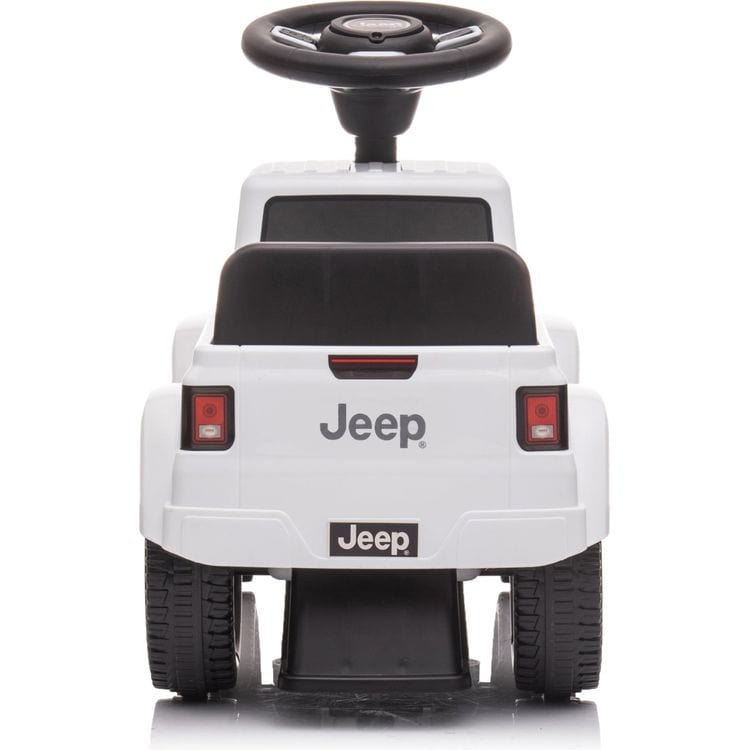 Jeep Rubicon 電動乗用車 ホワイト Jeep Rubicon Foot to Floor Ride On - White | Freddo