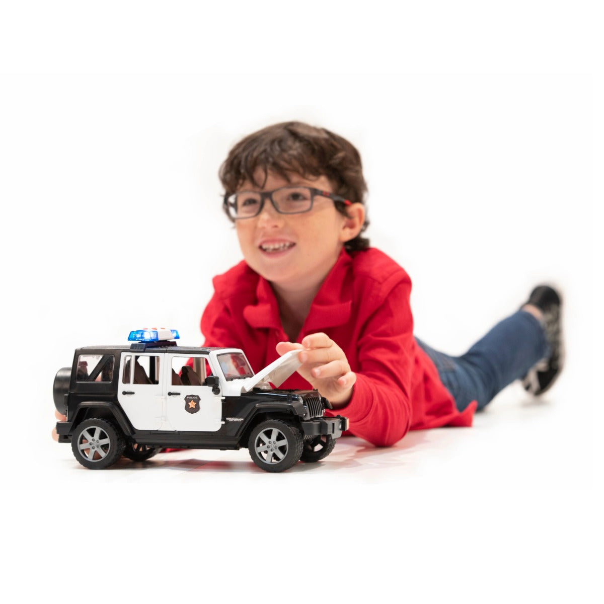 Bruder -  Jeep Rubicon Police Car & Policeman Figure -  Vehicles