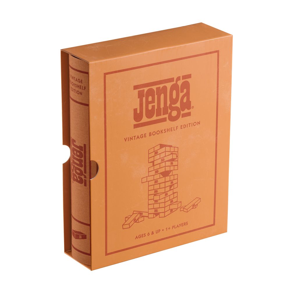 WS Game Company -  Jenga Vintage Bookshelf Edition -  Games