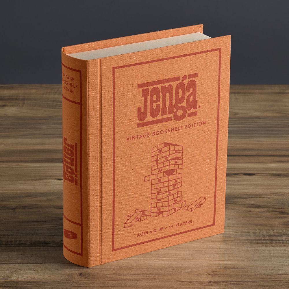  WS Game Company -  Jenga Vintage Bookshelf Edition -  Games
