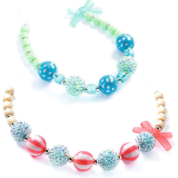  Djeco -  Jewelry Making Bubble Beads - Silver -  Creativity