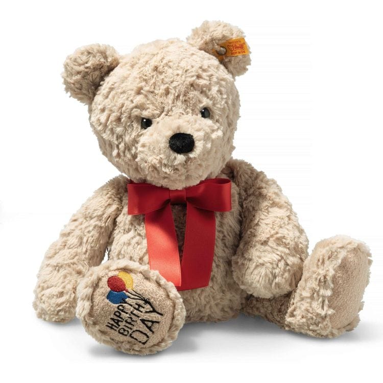  Steiff North America, Inc. -  Jimmy “Happy Birthday” Teddy Bear with Bow -  Plush