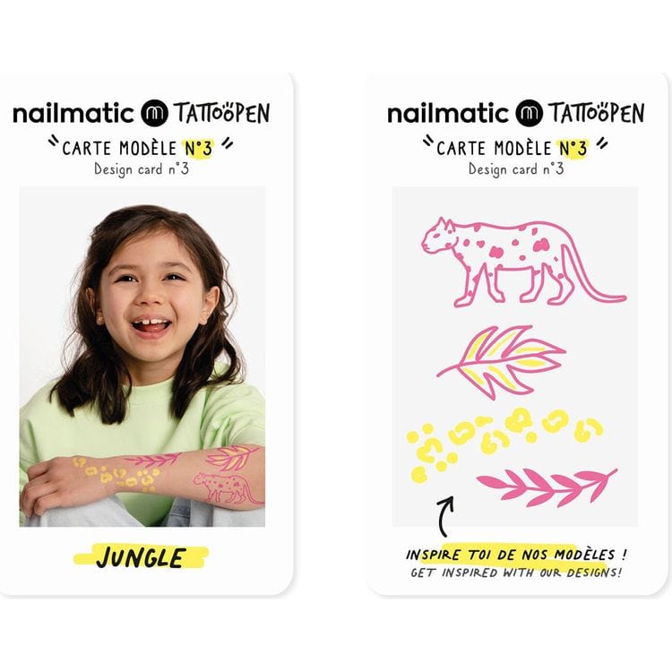  Nailmatic -  Jungle Tattoo Pen Set for Kids -  Trend Accessories
