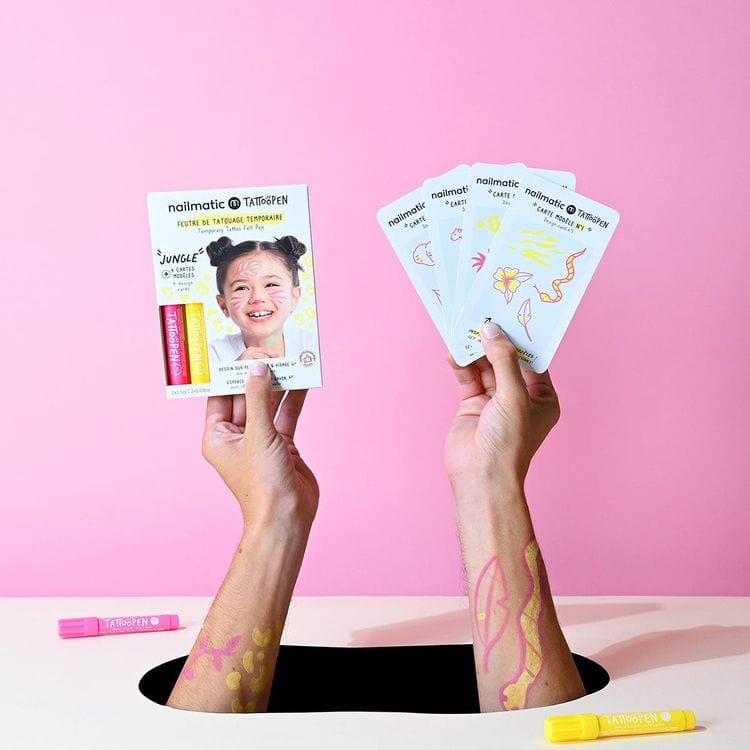  Nailmatic -  Jungle Tattoo Pen Set for Kids -  Trend Accessories