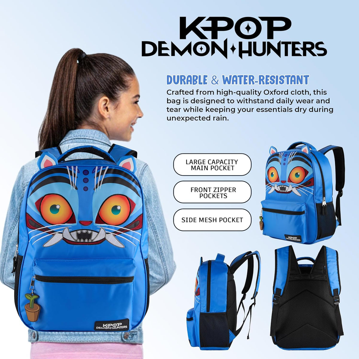 KPop Demon Hunters -  K-Pop Demon Hunters 16” Backpack -  Trend Accessories