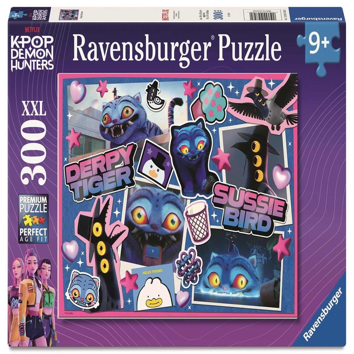  Ravensburger -  K-Pop Demon Hunters Derpy and Sussie - 300 Piece XXL Jigsaw Puzzle -  Puzzles