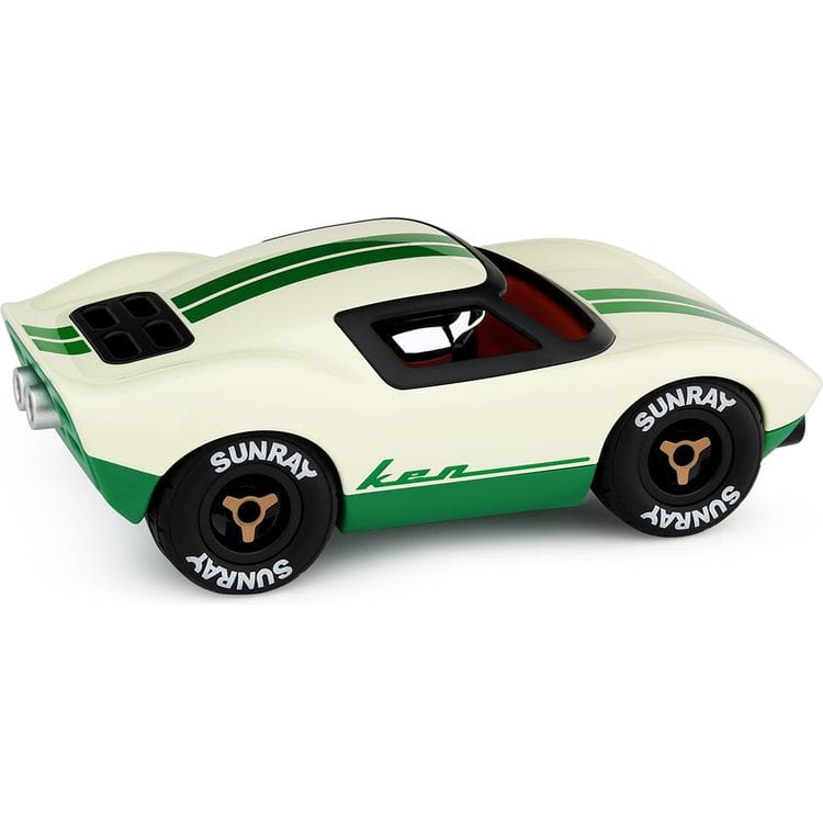  Playforever -  Ken Cline Toy Car - White -  Vehicles