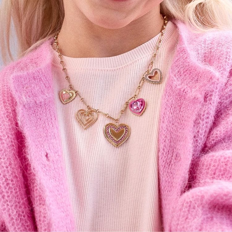  Minibar by BaubleBar -  Kid's Perri Heart Charm Necklace -  Trend Accessories