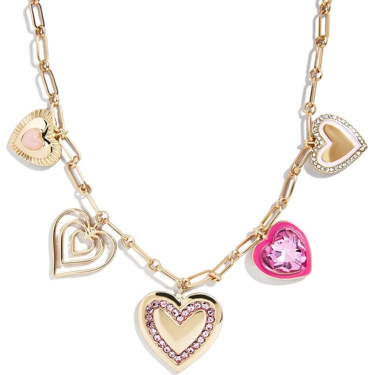  Minibar by BaubleBar -  Kid's Perri Heart Charm Necklace -  Trend Accessories