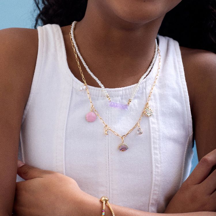 Minibar by BaubleBar -  Kids' Spring Break Charm Necklace -  Trend Accessories