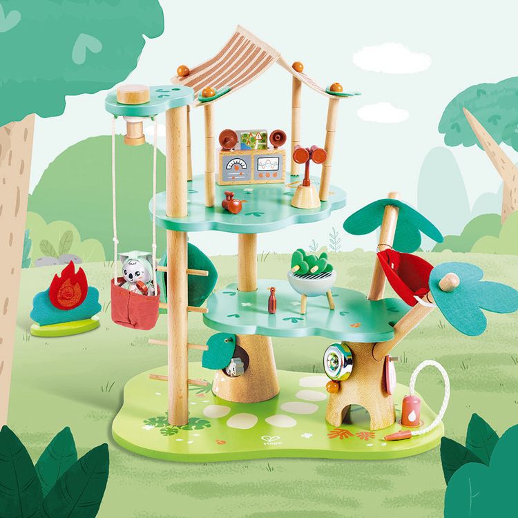  Hape -  Kiki's Treehouse Headquarters -  Preschool