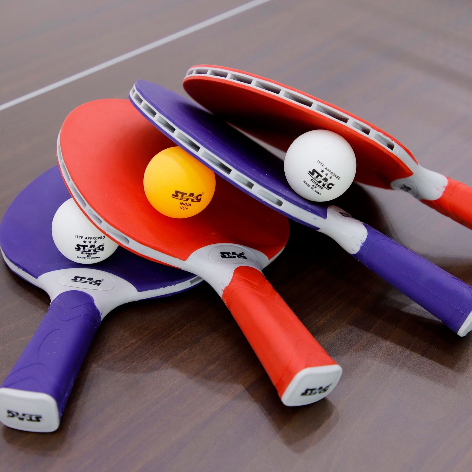  Stag -  Kona Outdoor Table Tennis 4-Player Bundle with Cover -  Games