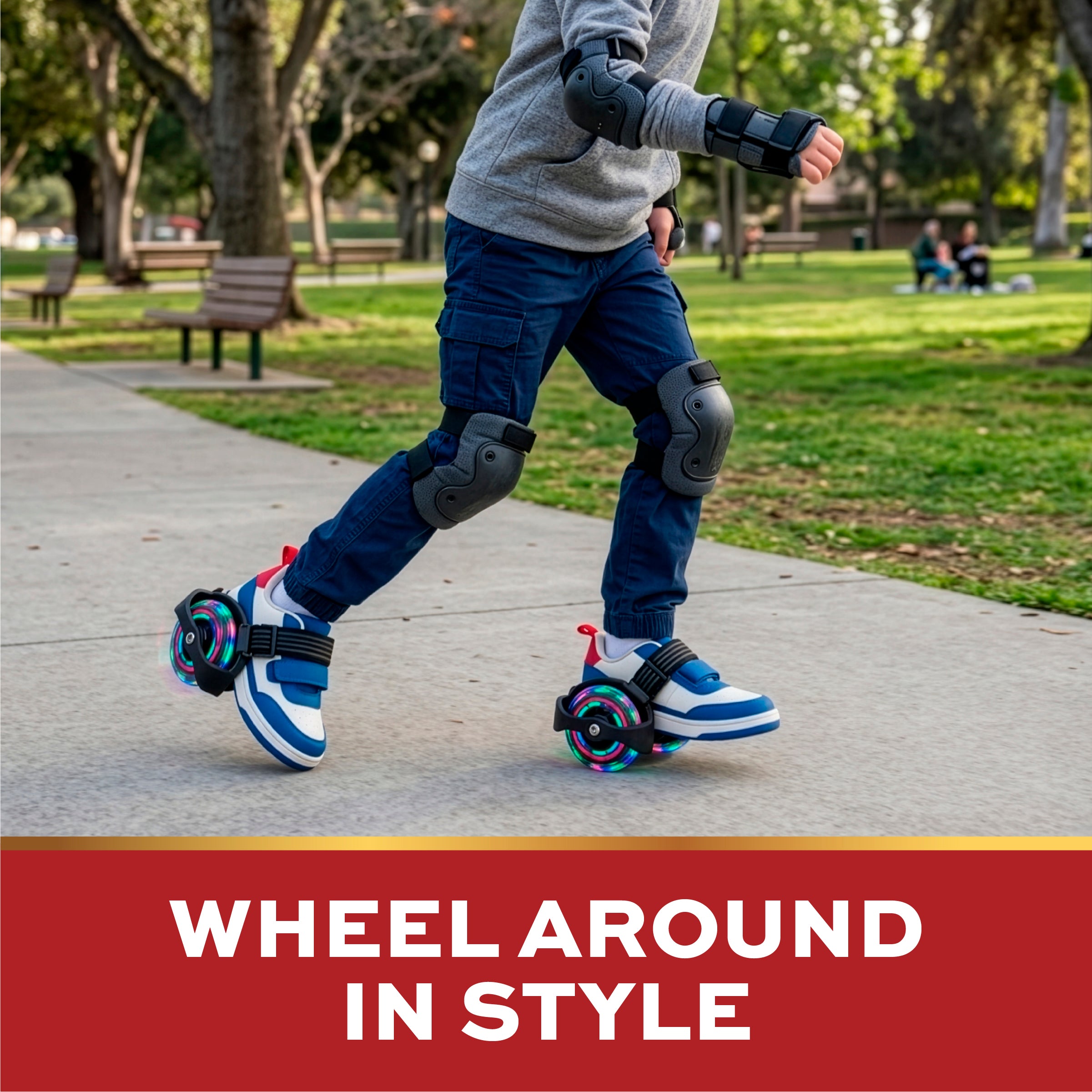  FAO Schwarz -  LED Clip-N-Roll Skates -  Outdoor