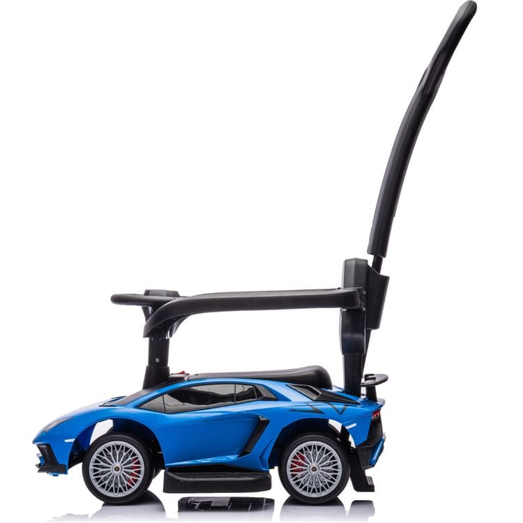  Freddo -  Lamborghini 3-in-1 Push Ride On Toy Car - Blue -  Outdoor