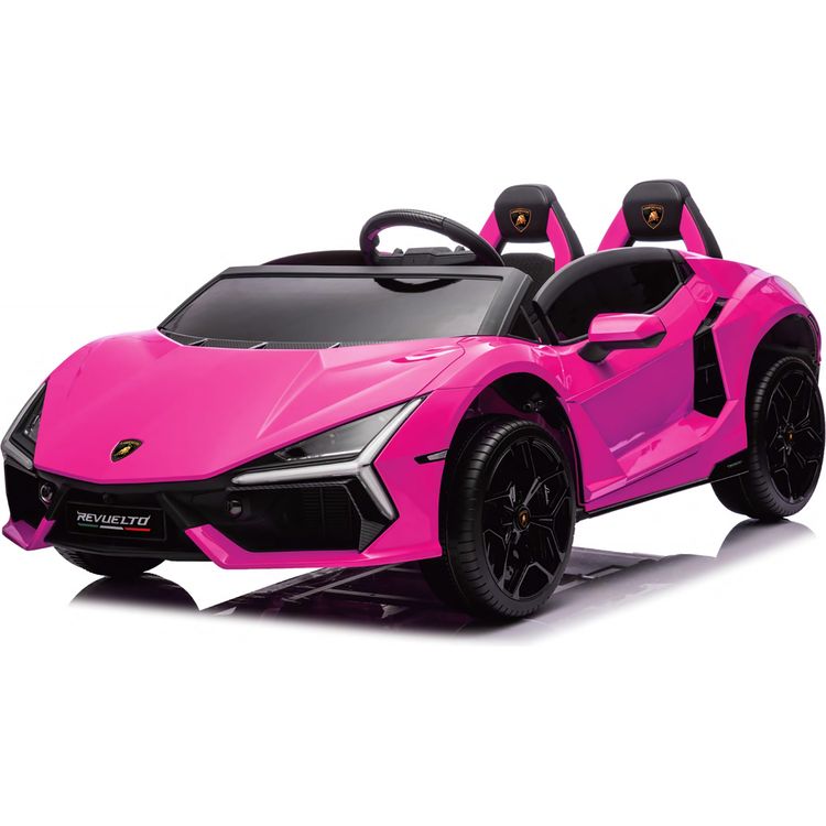  Freddo -  Lamborghini Revuelto 24V 2 -Seater Ride on Car - Pink -  Outdoor