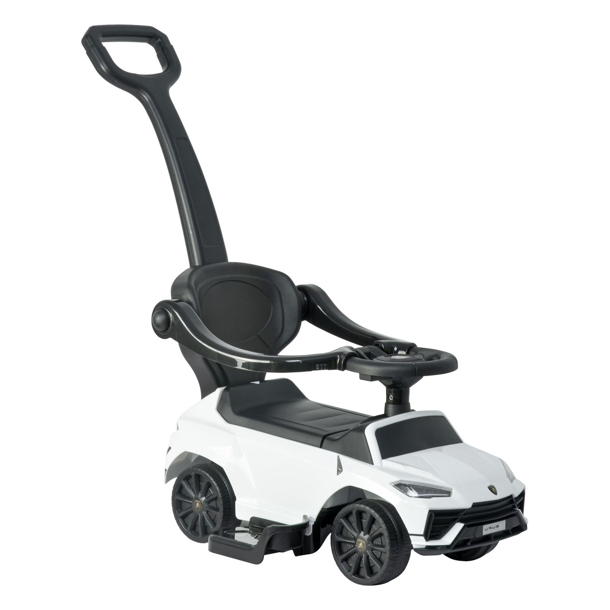 Best Ride on Cars -  Lamborghini Urus 3 In 1 Push Car - White -  Outdoor