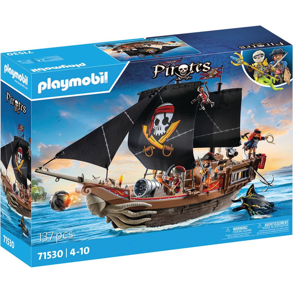 Playmobil 海賊船 フィギュアセット Large Pirate Ship Playset | Playmobil