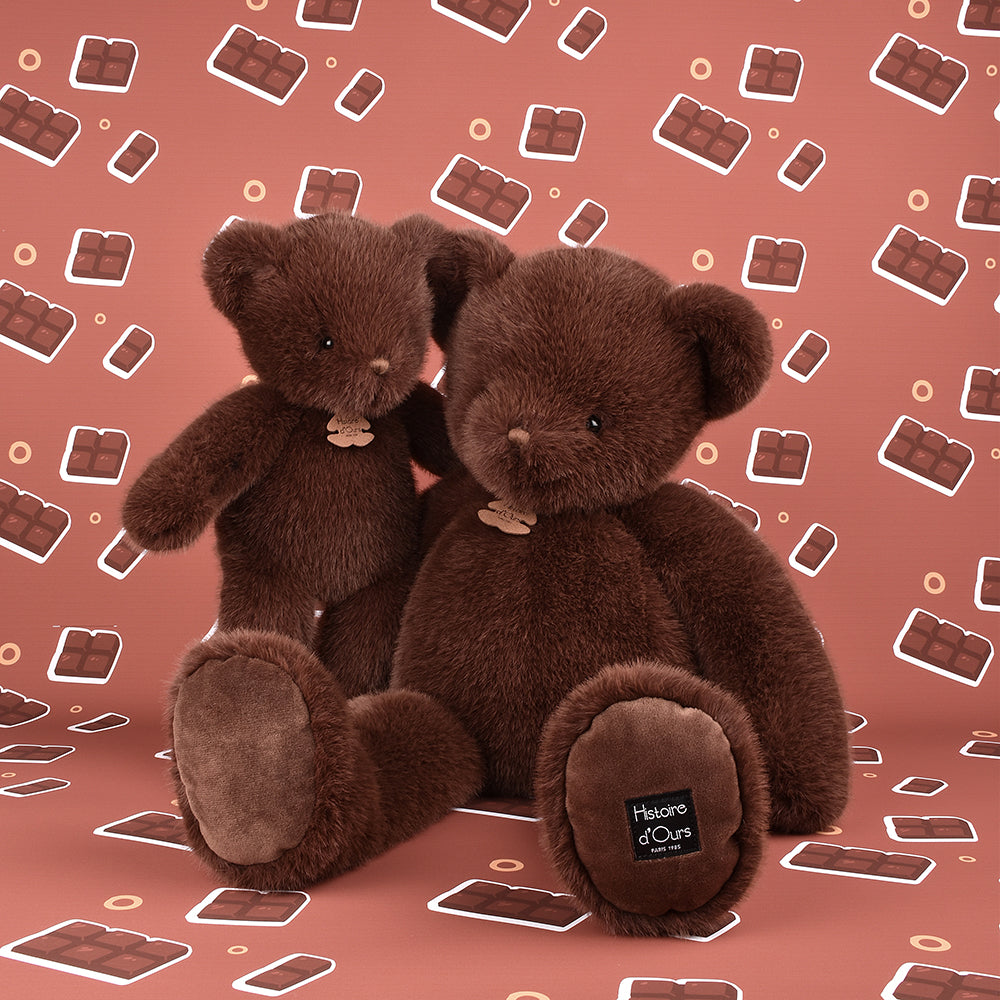  DouDou -  Large Teddy Bear - Choco Cranberries -  Plush